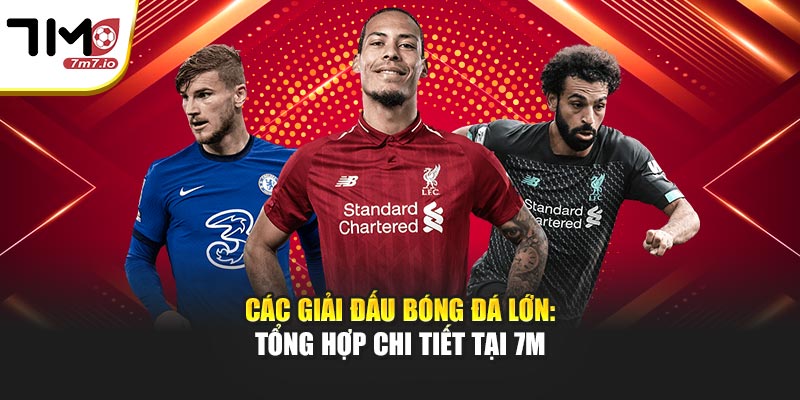 Các Giải Đấu Bóng Đá Lớn: Tổng Hợp Chi Tiết Tại 7M