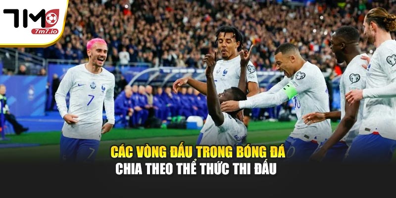 Các vòng đấu trong bóng đá chia theo thể thức thi đấu 